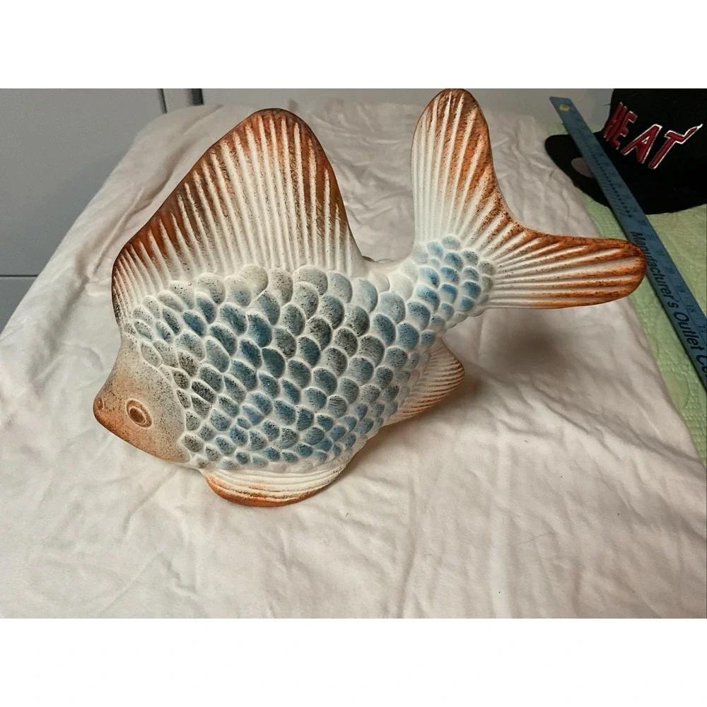 Ceramic Fish Aquatic Home Decor Bathroom Sea Ocean Fish